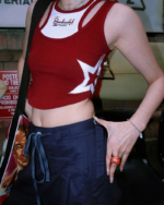 Red Y2K Top