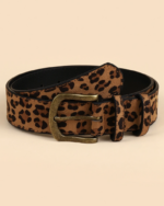 Ladies Leopard Print Belt