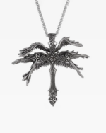 Cross With Angel Wings Necklace