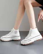 White Canvas Shoes