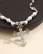 Beaded Cross Necklace