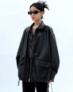 Womens Black Leather Jacket