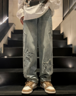 Star Embroidered Jeans