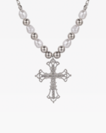 Beaded Cross Necklace