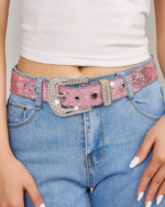 Y2K Rhinestone Belt