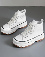 White Canvas Shoes