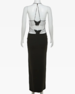 Black Bodycon Maxi Dress